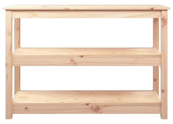 Konzolni stol 110 x 40 x 74 cm od masivne borovine - Prirodna 1 110 cm Prirodna