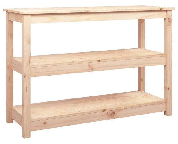 Konzolni stol 110 x 40 x 74 cm od masivne borovine - Prirodna 1 110 cm Prirodna