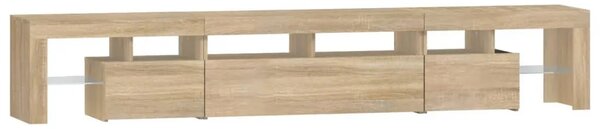 TV ormarić s LED svjetlima boja hrasta sonome 230x36 5x40 cm - sonoma hrast 2 230 cm Sonoma hrast