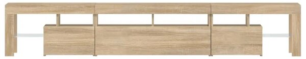 TV ormarić s LED svjetlima boja hrasta sonome 230x36 5x40 cm - sonoma hrast 2 230 cm Sonoma hrast