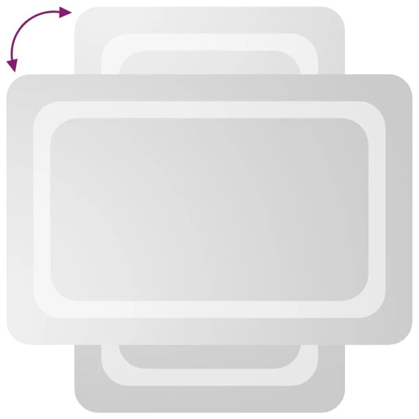 LED kupaonsko ogledalo 40x60 cm - 40 x 60 cm 1 40 x 60 cm