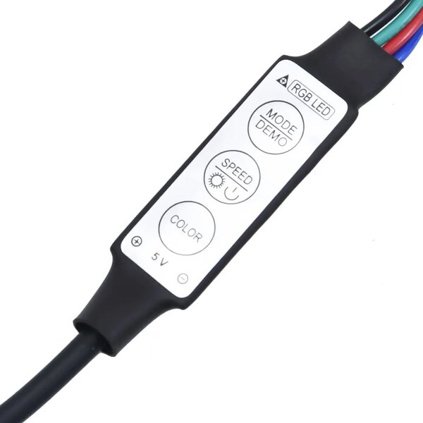 TV ormarić s LED svjetlima boja hrasta sonome 230x36 5x40 cm - sonoma hrast 2 230 cm Sonoma hrast