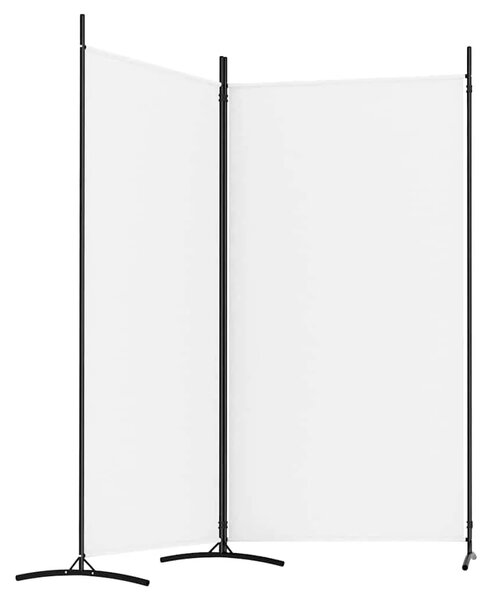 Paravan - Sobna pregrada s 2 panela bijela 175 x 180 cm od tkanine - Bijela 175 x 180 cm 1 1
