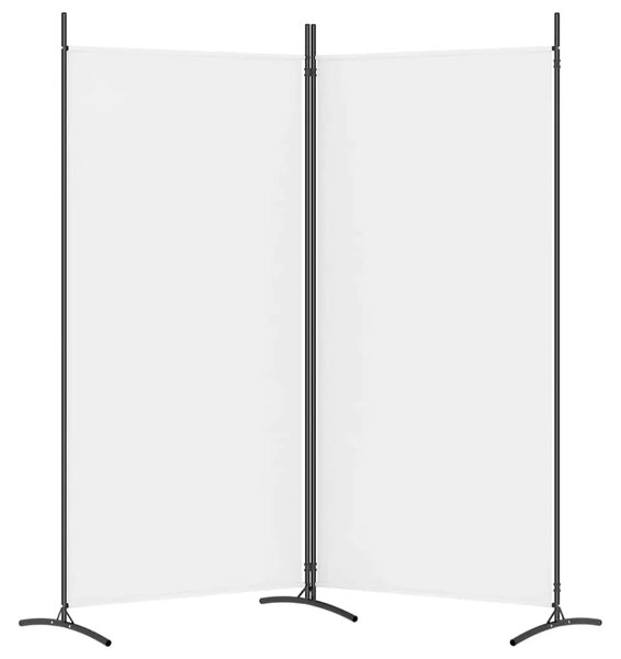 Paravan - Sobna pregrada s 2 panela bijela 175 x 180 cm od tkanine - Bijela 175 x 180 cm 1 1