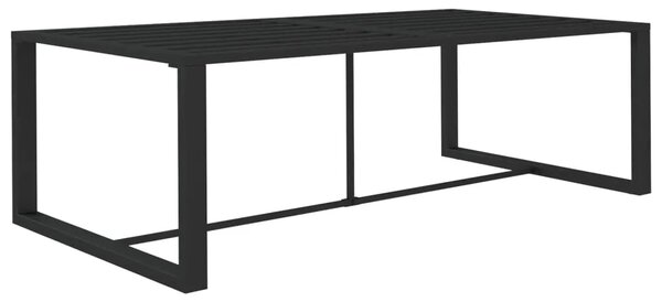 7-dijelna vrtna garnitura s jastucima aluminijska antracit - 6x kutna + stol 1 6x kutna + stol