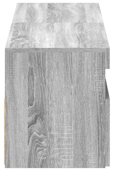 TV ormarići 2 kom s LED svjetlima boja hrasta sonome 60x35x40cm - Sivi hrast sonoma 2 60 cm Sivi hrast sonoma