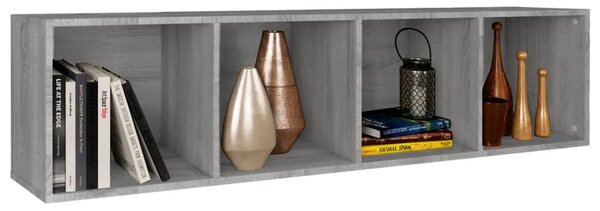 Ormarić za knjige / TV ormarić boja hrasta 36x30x143 cm drveni - Sivi hrast sonoma 36 x 30 x 143 cm 1 Sivi hrast sonoma