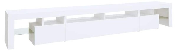 TV ormarić s LED svjetlima bijeli 260 x 36 5 x 40 cm - Bijela 2 260 cm Bijela