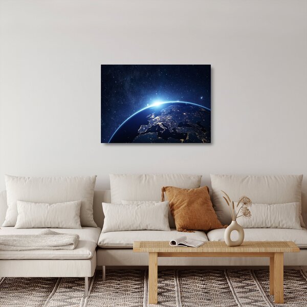 Staklena slika planete Zemlje (70x50 cm)
