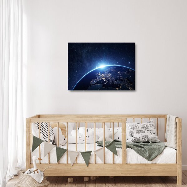 Staklena slika planete Zemlje (70x50 cm)