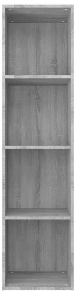 Ormarić za knjige / TV ormarić boja hrasta 36x30x143 cm drveni - Sivi hrast sonoma 36 x 30 x 143 cm 1 Sivi hrast sonoma