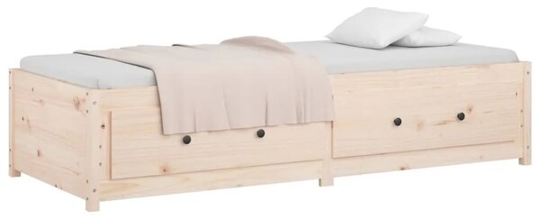 Dnevni krevet 90 x 190 cm mali masivna borovina - Prirodna 90 x 190 cm Prirodna 90 x 190 cm