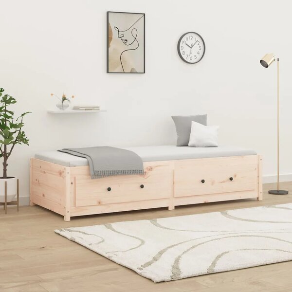 Dnevni krevet 90 x 190 cm mali masivna borovina - Prirodna 90 x 190 cm Prirodna 90 x 190 cm