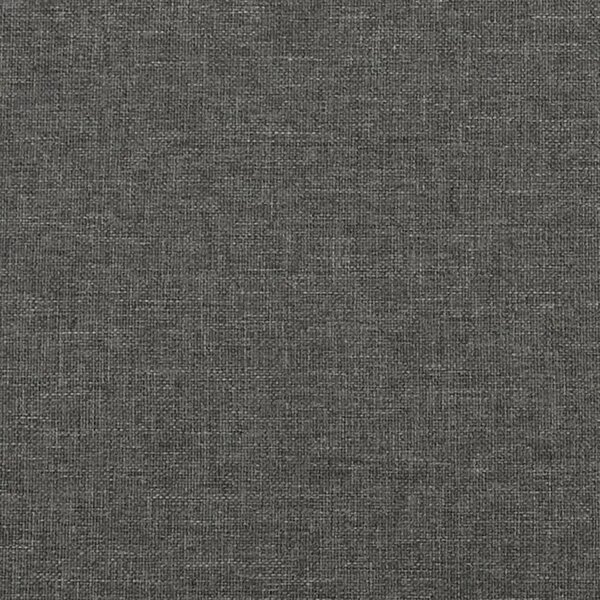 Uzglavlje tamnosivo 90x5x78/88 cm od tkanine - Tamno siva 90 cm 1 Nisko