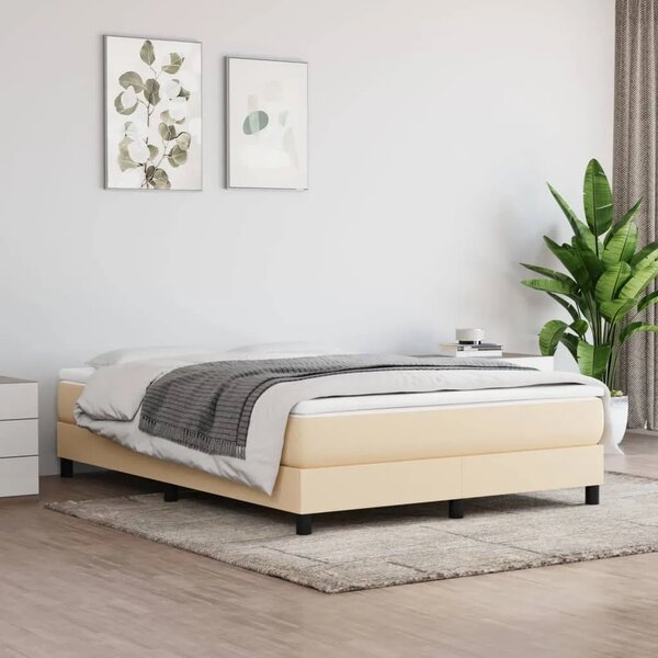 Madrac s džepičastim oprugama srednje tvrdoće krem 140x190x20 cm od tkanine - Krema 140 x 190 cm 1 Krema