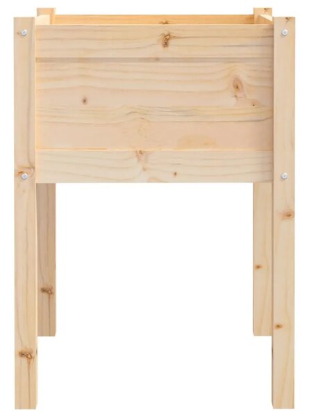 Vrtne sadilice 2 kom 50 x 50 x 70 cm od masivne borovine - Prirodna 2 1 Prirodna