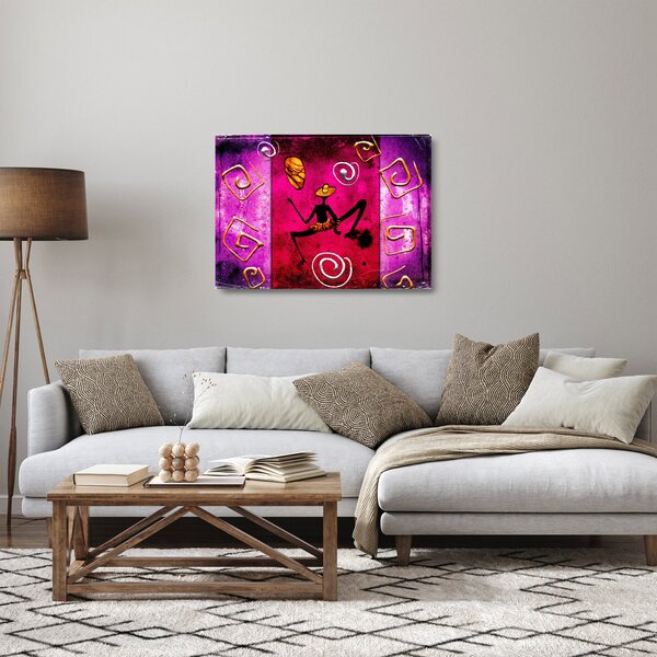 Staklena slika povijesne freske (70x50 cm)