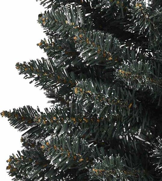 Umjetno usko božićno drvce sa stalkom zeleno 180 cm PVC - 180 cm 1 bez LED svjetala 1
