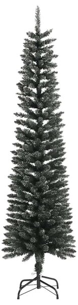 Umjetno usko božićno drvce sa stalkom zeleno 180 cm PVC - 180 cm 1 bez LED svjetala 1