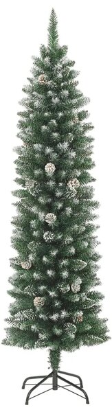 Umjetno usko božićno drvce sa stalkom 120 cm PVC - 120 cm 1 bez LED svjetala 1