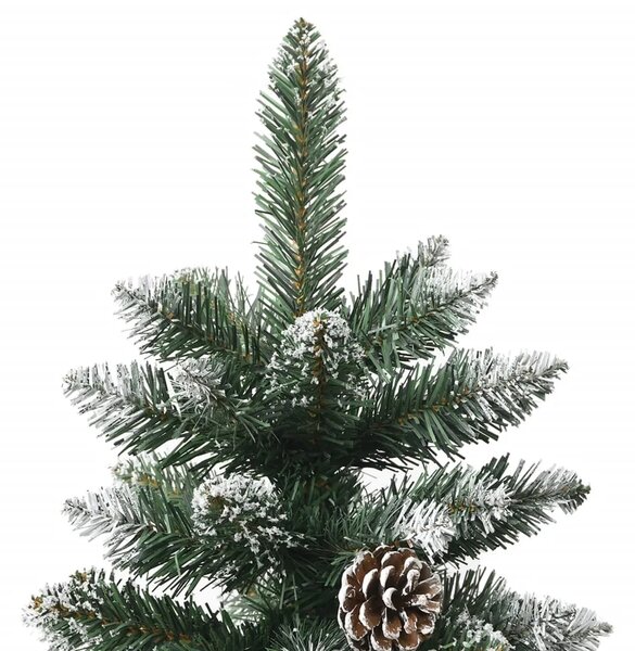 Umjetno božićno drvce sa stalkom zeleno 210 cm PVC - 210 cm 1 bez LED svjetala 1