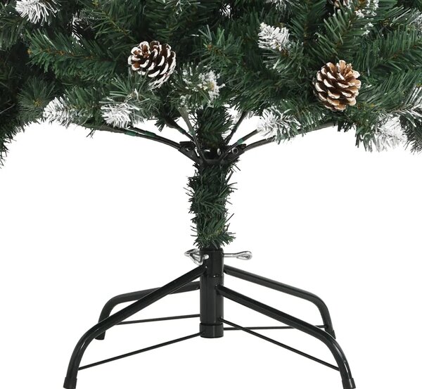 Umjetno božićno drvce sa stalkom zeleno 210 cm PVC - 210 cm 1 bez LED svjetala 1