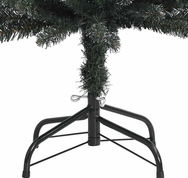 Umjetno usko božićno drvce sa stalkom zeleno 180 cm PVC - 180 cm 1 bez LED svjetala 1
