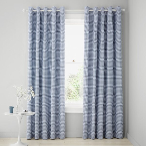 Bijele/plave zavjese u setu 2 kom 168x229 cm Lucie Floral Frill – Catherine Lansfield