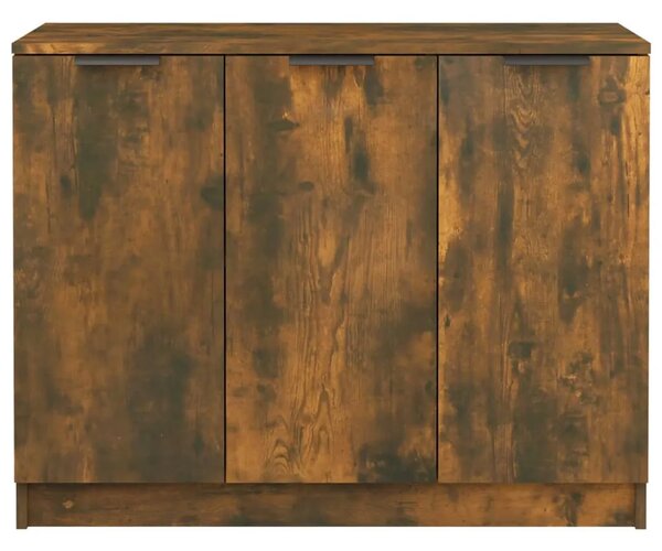 Komoda boja dimljenog hrasta 90 5x30x70 cm konstruirano drvo - Dimljeni hrast 1 Dimljeni hrast