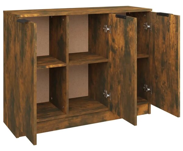 Komoda boja dimljenog hrasta 90 5x30x70 cm konstruirano drvo - Dimljeni hrast 1 Dimljeni hrast