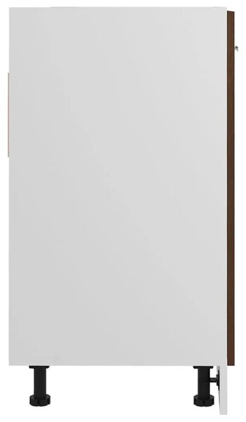 Ormarić za sudoper Lyon Smeđi hrast 80x46x81 5 cm Konstruirano drvo - Smeđi hrast 1 1 x donji ormarić (2 vrata) 80 cm 1