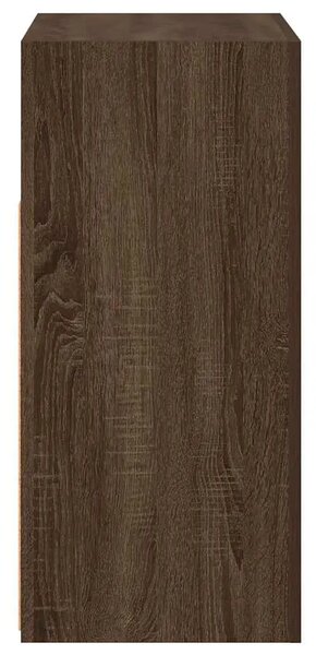 Komoda s LED svjetlima boja dimljenog hrasta 80 x 35 x 75 cm - Smeđi hrast 80 x 35 x 75 cm 1 Smeđi hrast