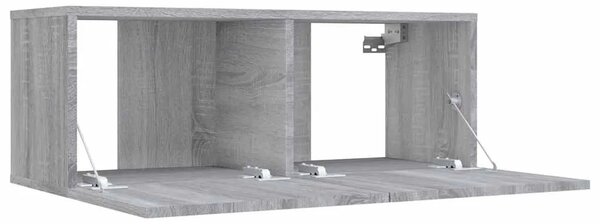 TV ormarić boja hrasta sonome 80x30x30 cm konstruirano drvo - Sivi hrast sonoma 1 Sivi hrast sonoma 1