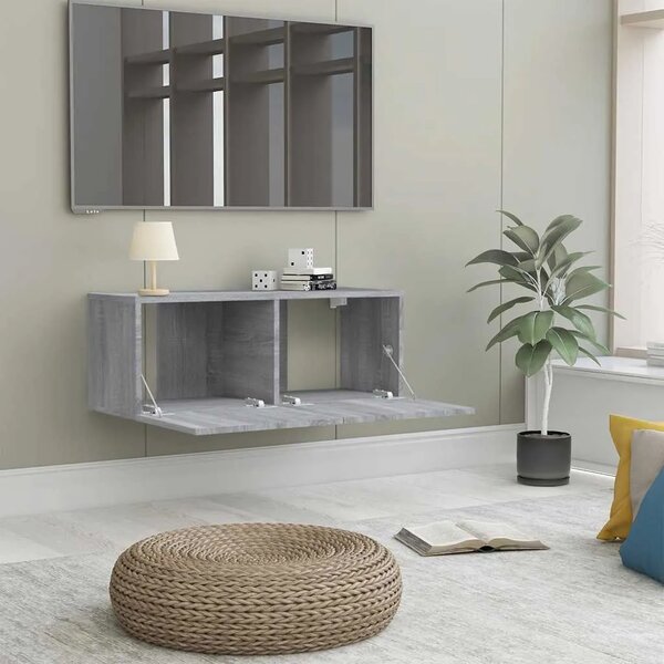 TV ormarić boja hrasta sonome 80x30x30 cm konstruirano drvo - Sivi hrast sonoma 1 Sivi hrast sonoma 1