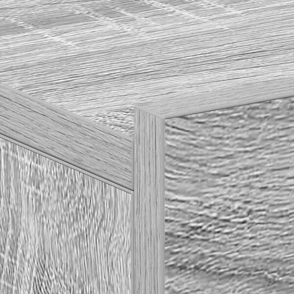 Viseći noćni ormarići 2 kom boja hrasta 40 x 30 x 15 cm drveni - Sivi hrast sonoma 2 Sivi hrast sonoma 2