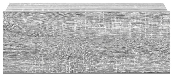 Viseći noćni ormarići 2 kom boja hrasta 40 x 30 x 15 cm drveni - Sivi hrast sonoma 2 Sivi hrast sonoma 2