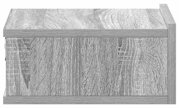 Viseći noćni ormarići 2 kom boja hrasta 40 x 30 x 15 cm drveni - Sivi hrast sonoma 2 Sivi hrast sonoma 2