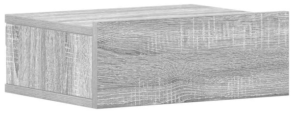Viseći noćni ormarići 2 kom boja hrasta 40 x 30 x 15 cm drveni - Sivi hrast sonoma 2 Sivi hrast sonoma 2