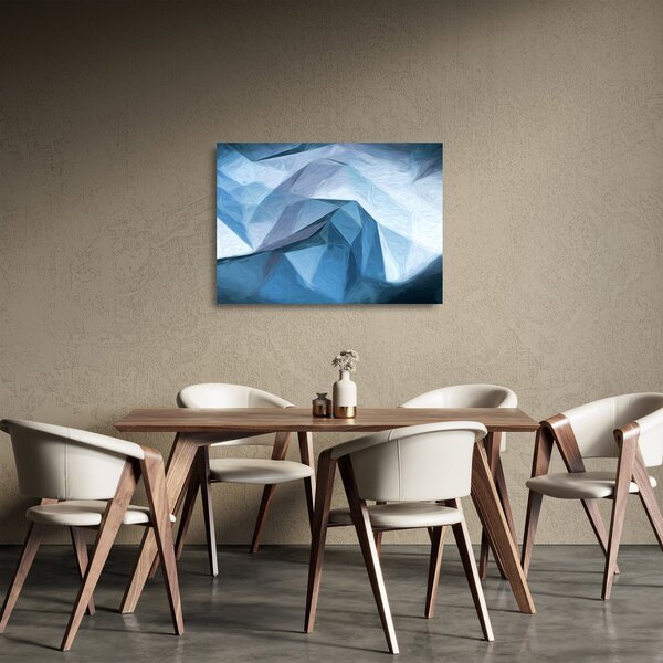 Staklena slika apstrakcije (70x50 cm)