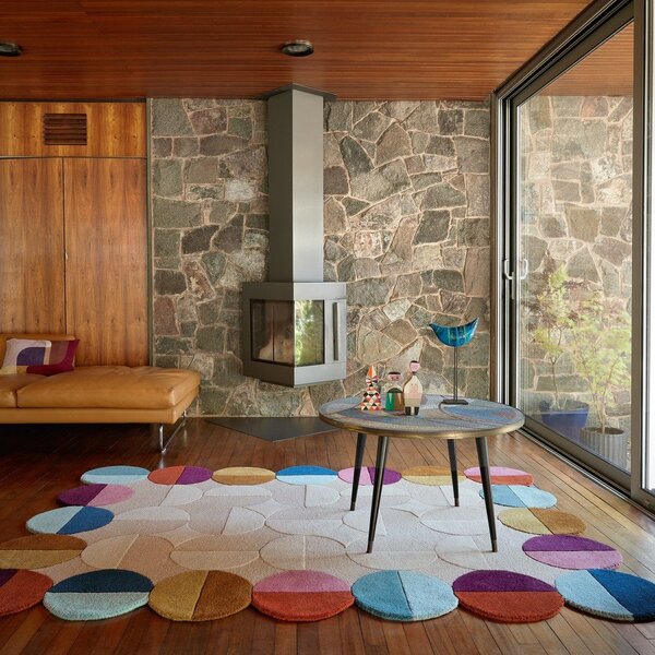 Bež ručno rađen vunen tepih 160x230 cm Mia Textured Scallop – Flair Rugs