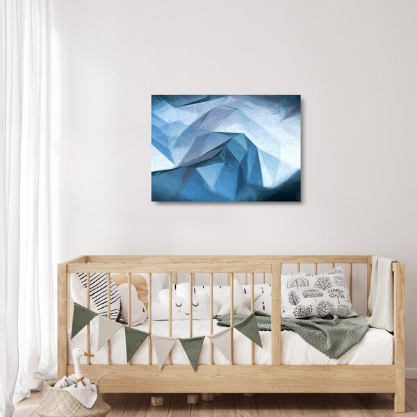 Staklena slika apstrakcije (70x50 cm)