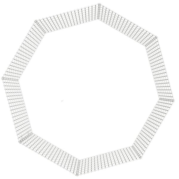 Ograda za životinje s 8 ploča 54 x 80 cm od pocinčanog željeza - 54 x 80 cm 8 panela 54 x 80 cm 8 panela