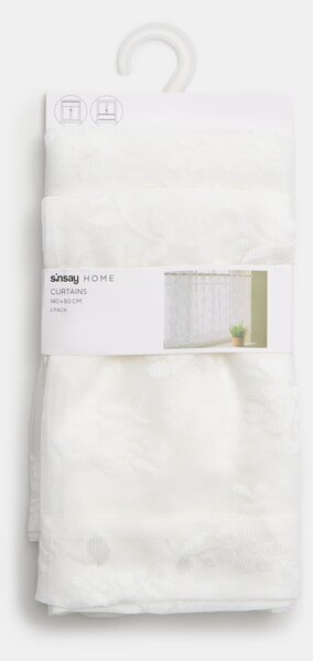 Sinsay - Set zavjesica s cvjetnim uzorkom 2 pack