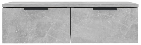 Zidni ormarić boja betona 68 x 30 x 20 cm od konstruiranog drva - Beton siva 1 1 Beton siva