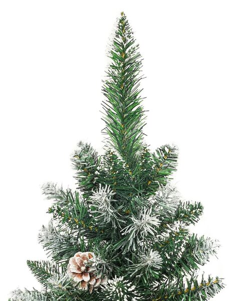 Umjetno usko božićno drvce sa stalkom 120 cm PVC - 120 cm 1 bez LED svjetala 1