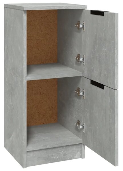 Komoda siva boja betona 30 x 30 x 70 cm od konstruiranog drva - Beton siva 1 Beton siva 1