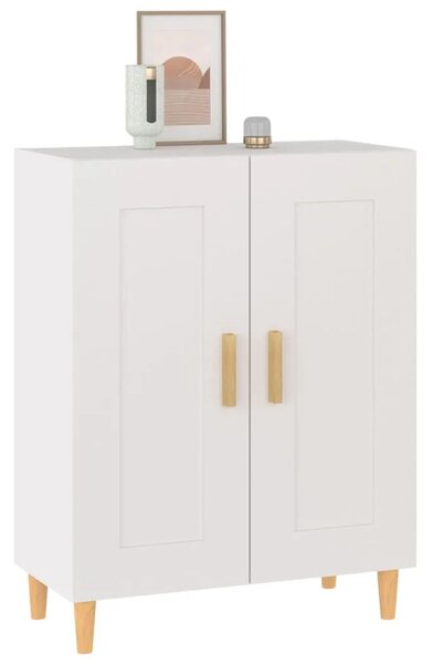 Komoda bijela 69 5 x 34 x 90 cm od konstruiranog drva - Bijela 1 Bijela