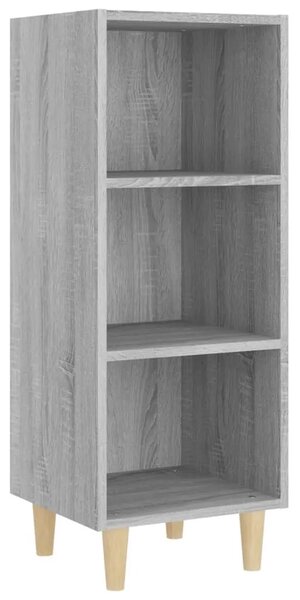 Komoda boja hrasta sonome 34 5x32 5x90 cm konstruirano drvo - Sivi hrast sonoma 1 Sivi hrast sonoma