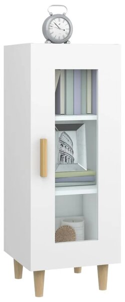 Komoda bijela 34 5 x 34 x 90 cm od konstruiranog drva - Bijela 1 Bijela