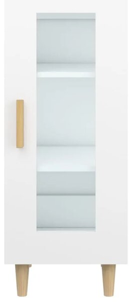 Komoda bijela 34 5 x 34 x 90 cm od konstruiranog drva - Bijela 1 Bijela